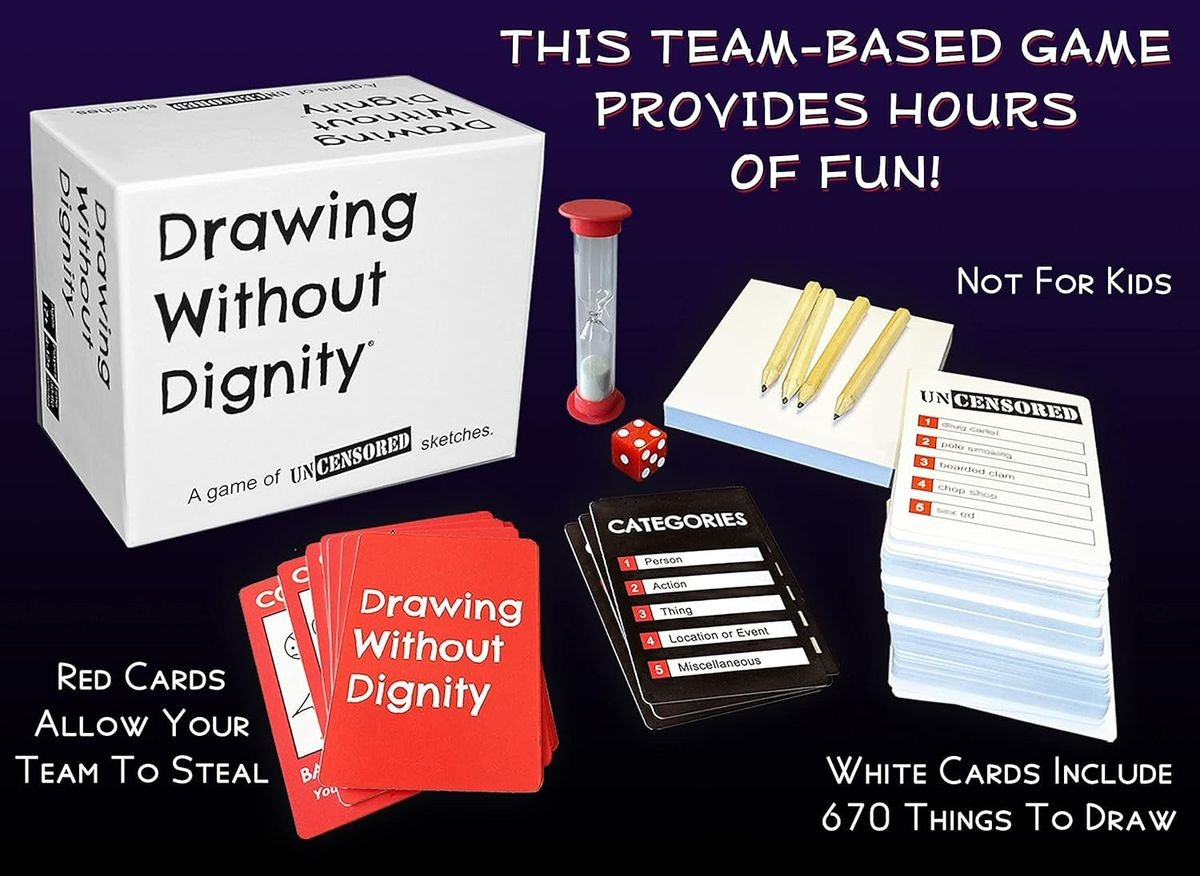 Drawing Without Dignity Card Game