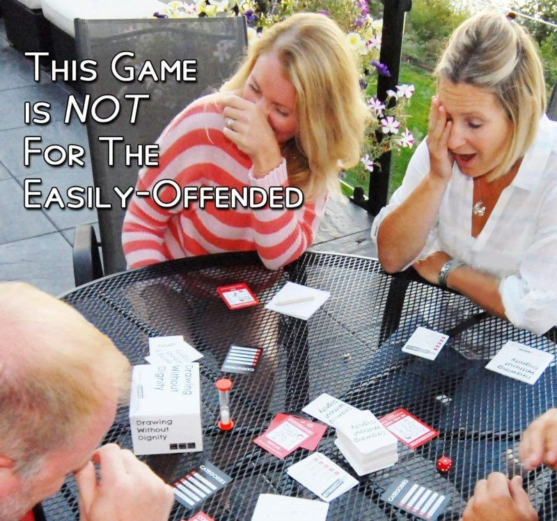 Drawing Without Dignity Card Game