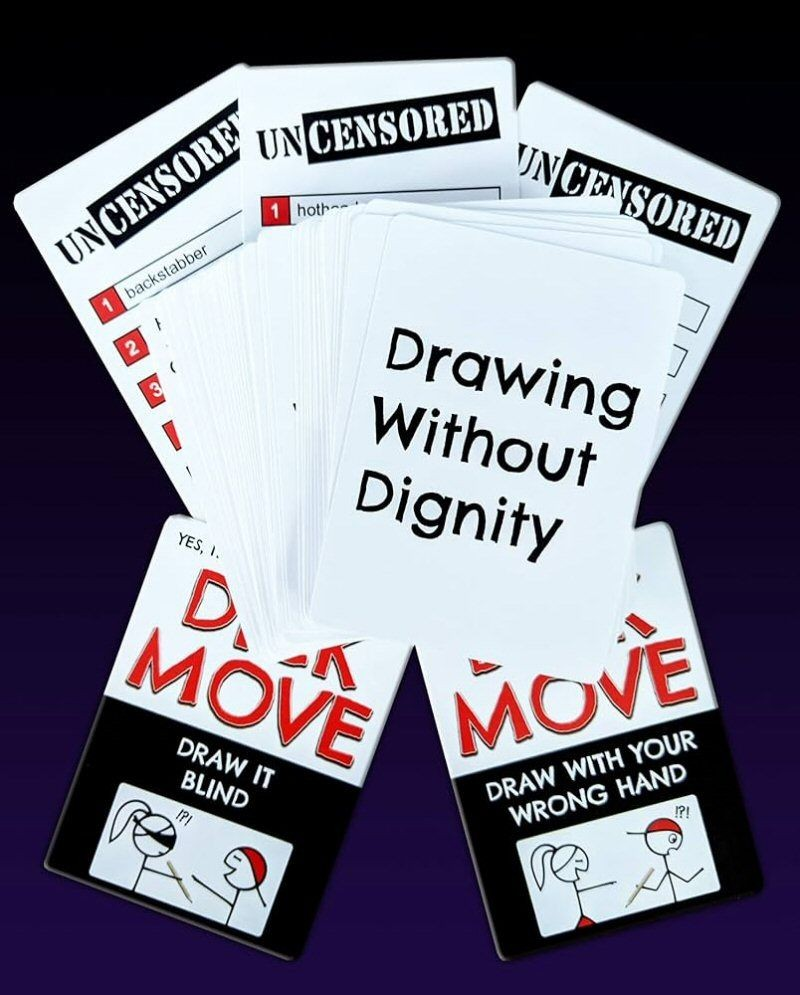 Drawing Without Dignity Card Game