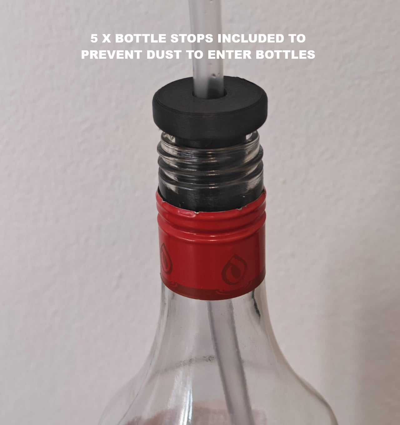 Automatic Beverage Dispenser – 5 Bottle / 25ml System (Red)