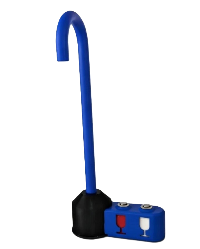 Automatic Wine Dispenser – 2 Bottle / Push-to-pour System (Blue)