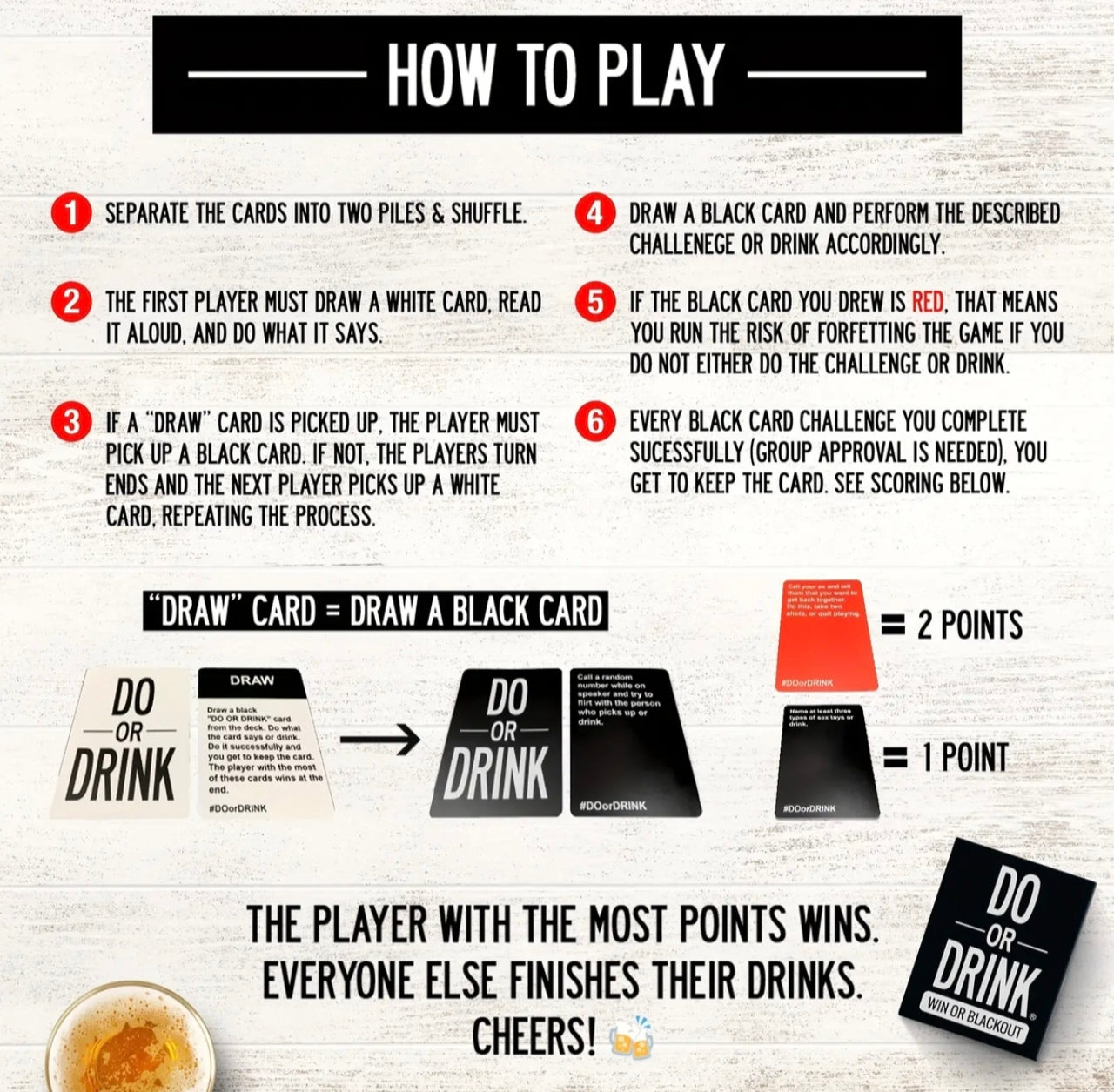 Do or Drink Card Game Expansion Pack #1
