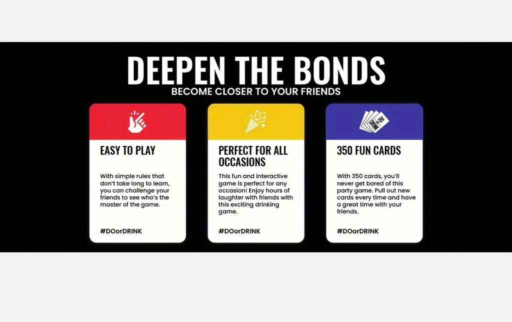 Do or Drink Card Game Expansion Pack #1