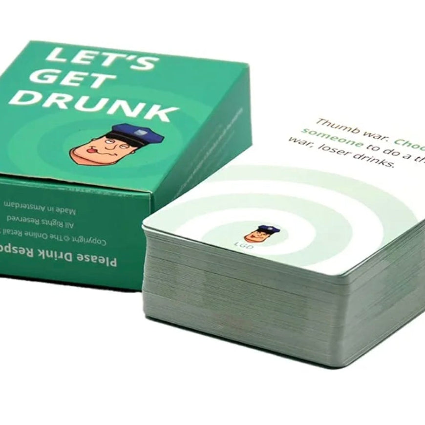 Let's Go Drink Card Game