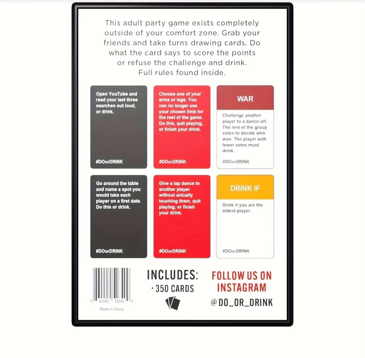 Do or Drink Card Game Expansion Pack #2