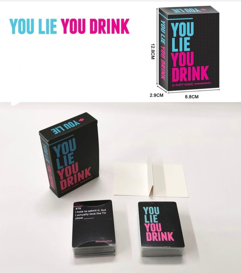 You Lie You Drink Drinking Game