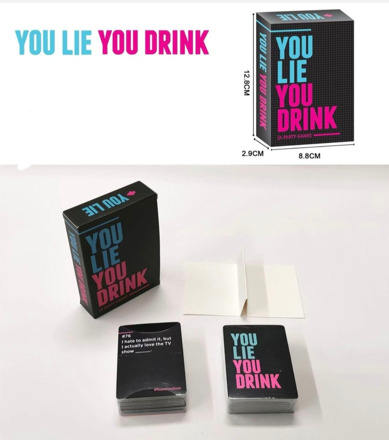 You Lie You Drink Drinking Game