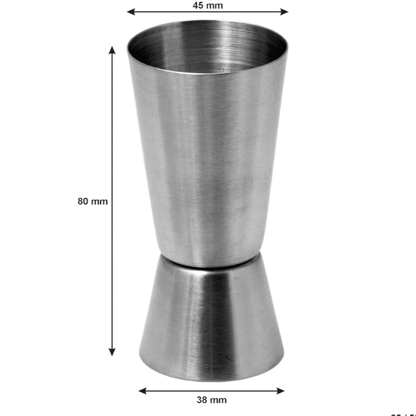 Double Stainless Steel Shot Glass
